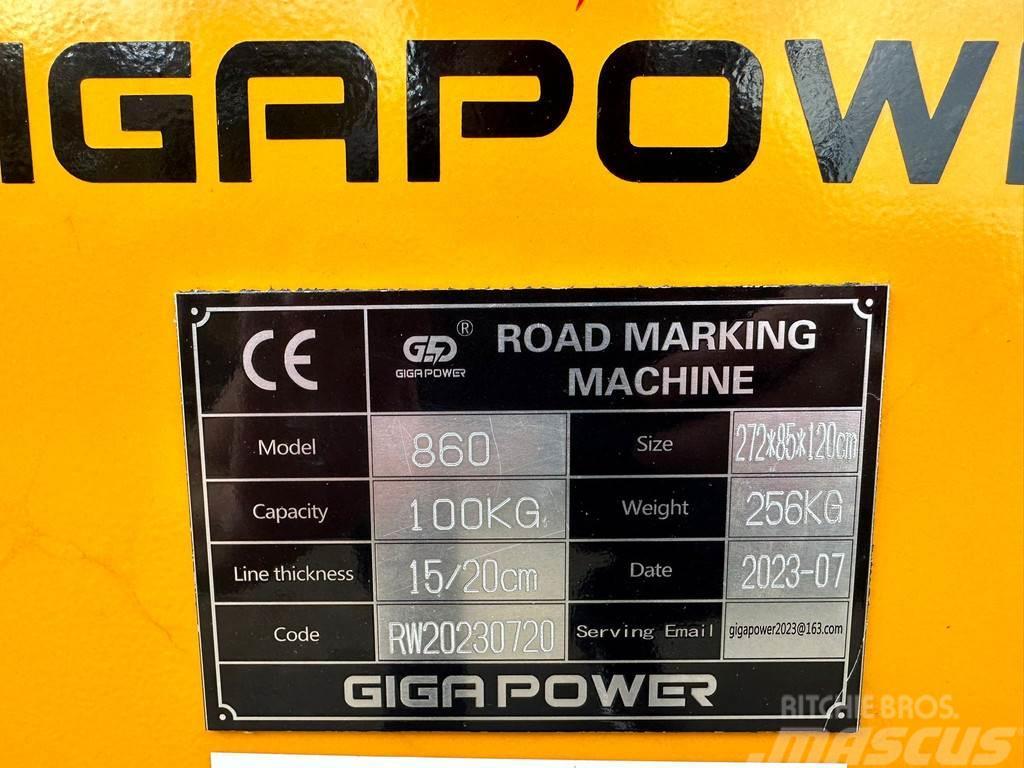 Giga power Road Marking Machine Recykléry za studena