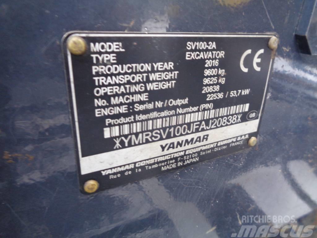 Yanmar SV 100-2 Midi rýpadla 7t - 12t