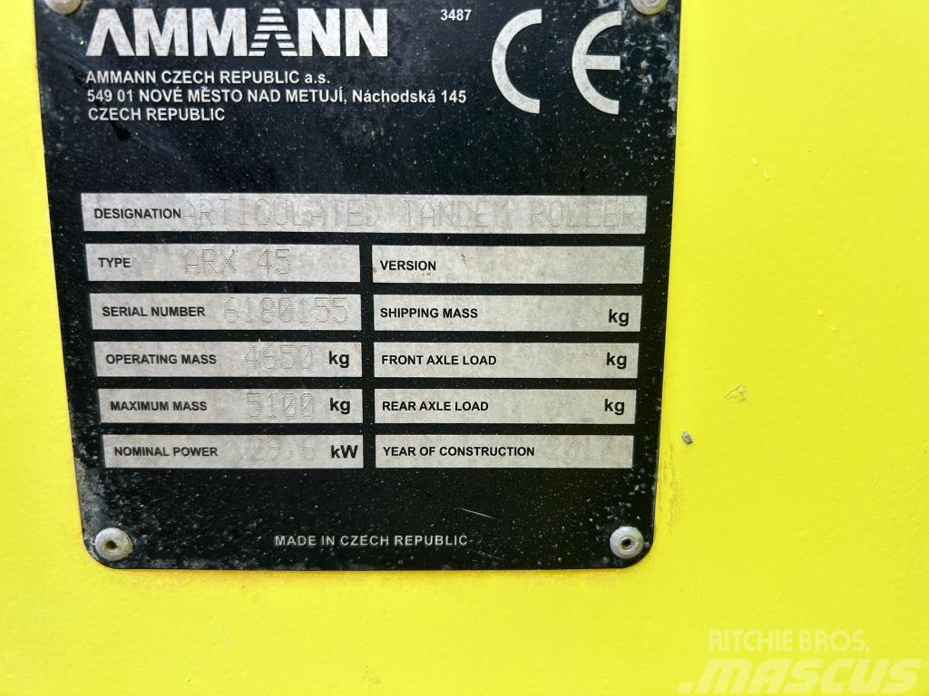 Ammann ARX45 ( 1400MM Wide Drum ) Půdní kompaktory