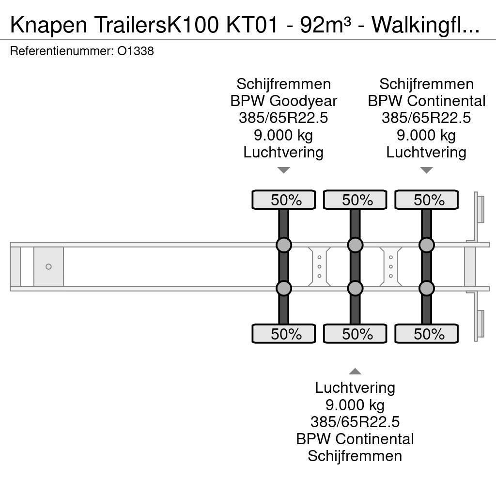 Knapen Trailers K100 KT01 - 92m³ - Walkingfloor - Gegalva Návěsy s pohyblivou podlahou
