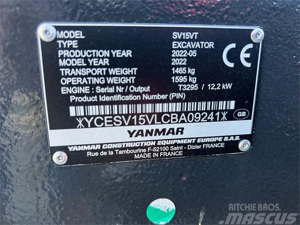 Yanmar SV15VT Midi rýpadla 7t - 12t