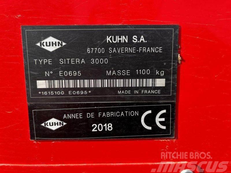 Kuhn Sitera 3000-24DS mit HR304D - alle Sähschare neu Mechanické secí stroje