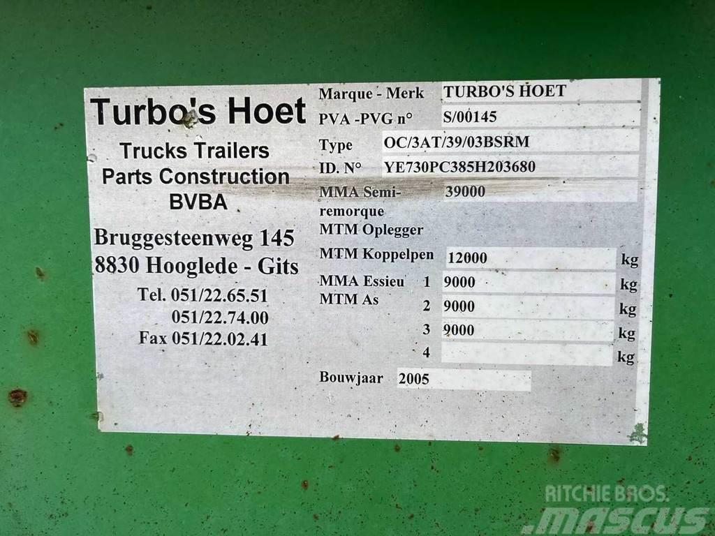  TURBO'S HOET 0C/3AT Kontejnerové návěsy