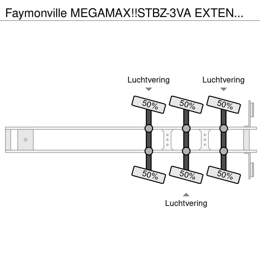 Faymonville MEGAMAX!!STBZ-3VA EXTENDABLE! REMOVABLE NECK!3x St Podvalníkové návěsy