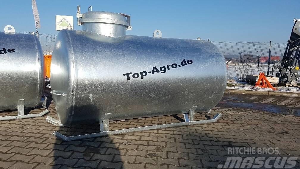 Top-Agro Water tank, 2000L, stationary + metal skids! Další stroje a zařízení pro chov zemědělských zvířat