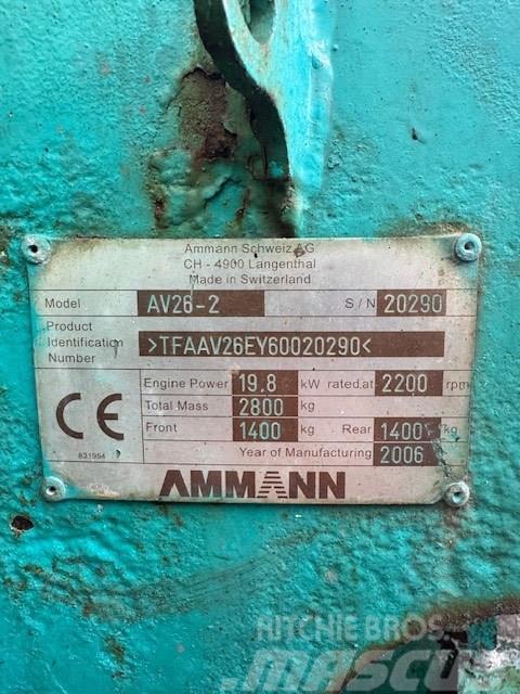 Ammann AV 26-2 Tandemové válce