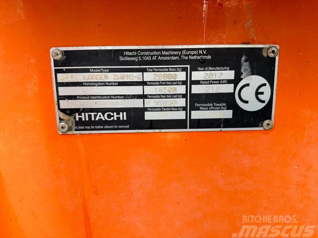 Hitachi ZW  310-6 Wagge Kolové nakladače