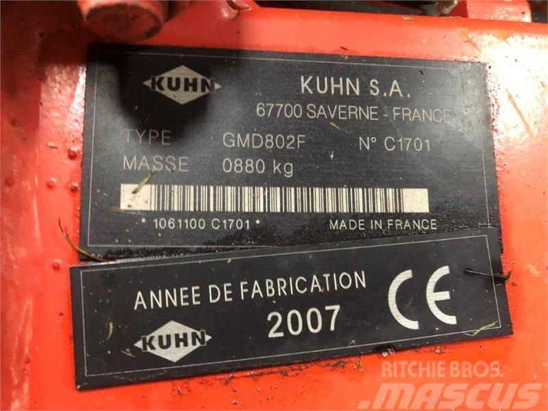 Kuhn GMD 802 F Knivbjælke lige renoveret Řádkovací žací stroje