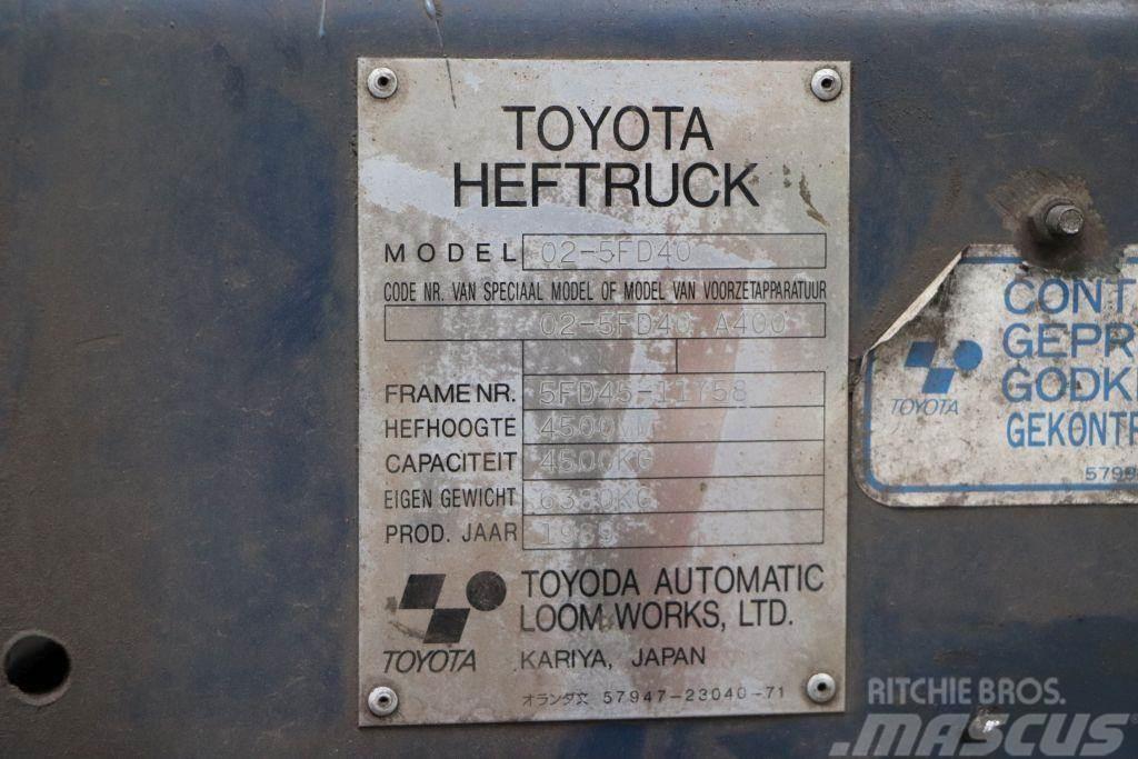 Toyota 02-5FD40 Dieselové vozíky