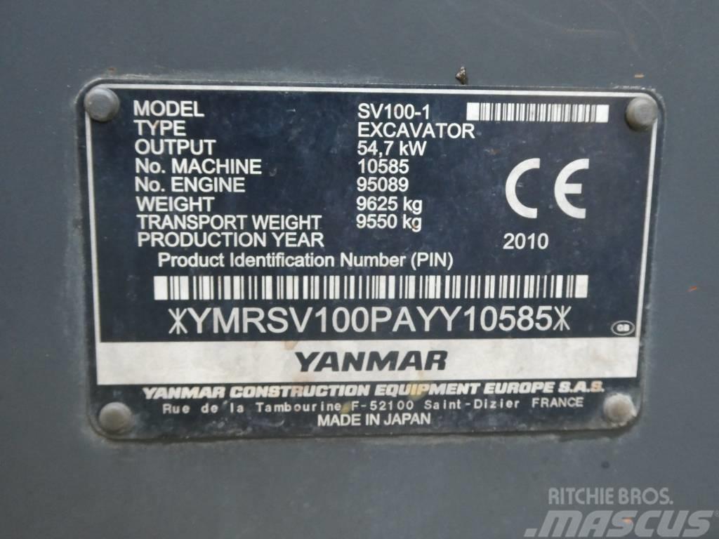 Yanmar SV 100-1 Midi rýpadla 7t - 12t