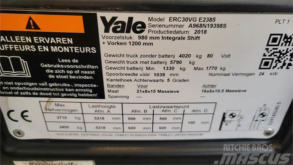 Yale electro 2018 ERC30VG Akumulátorové vozíky