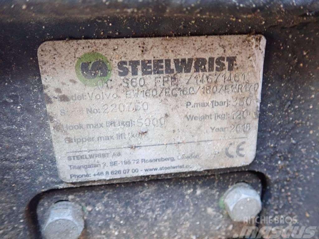 Steelwrist Hydr. Schnellwechsler passend Volvo EW160/EWR170E Rychlospojky