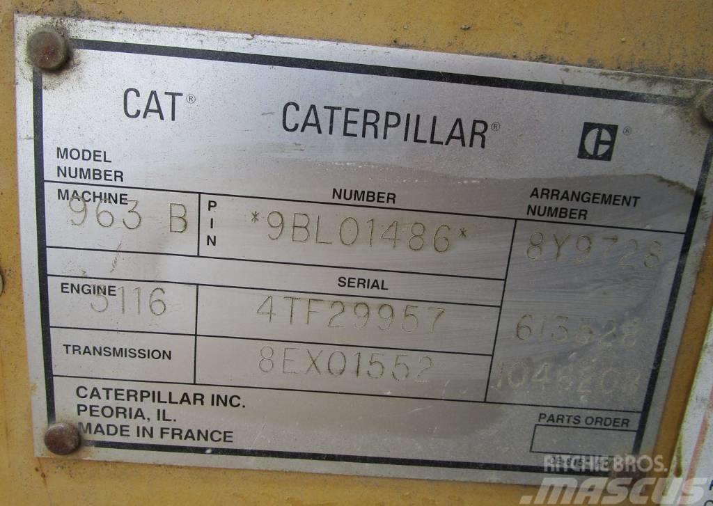 CAT 963 B LGP Pásové nakladače