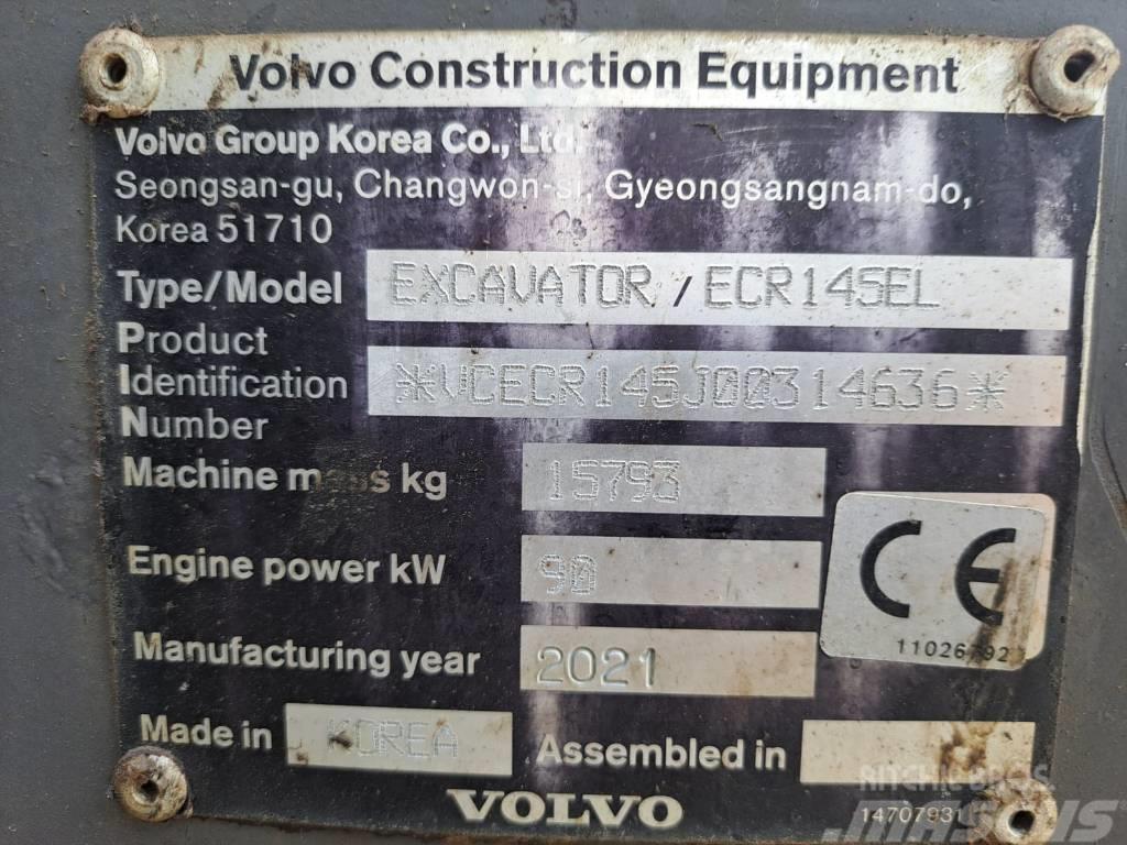 Volvo ECR 145 EL Pásová rýpadla