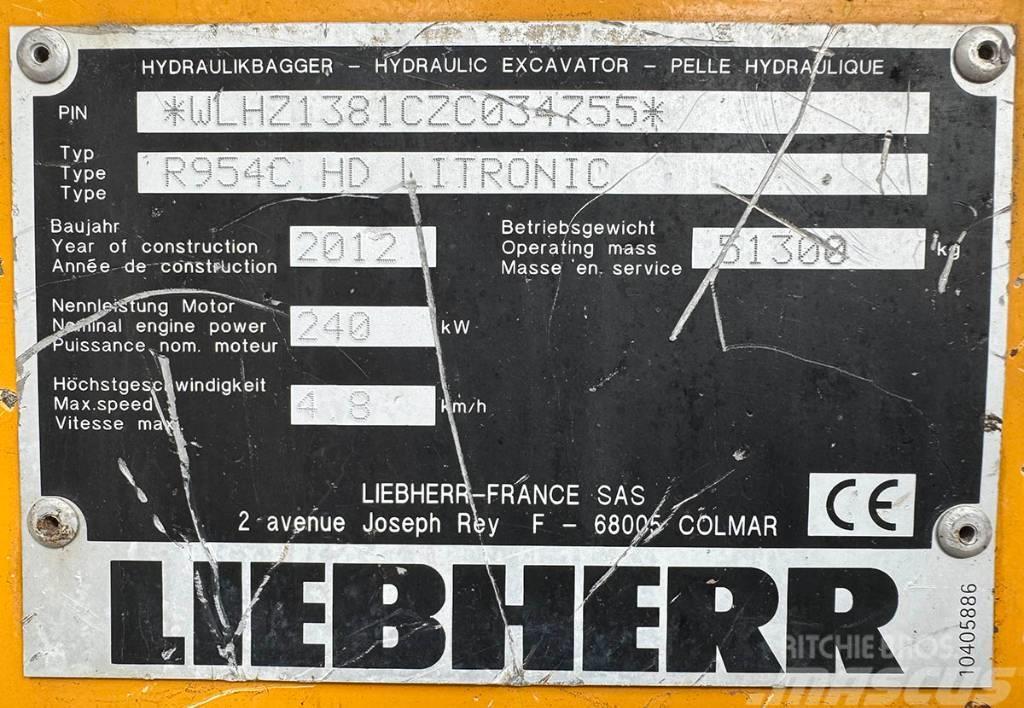 Liebherr R 954 C HD Pásová rýpadla