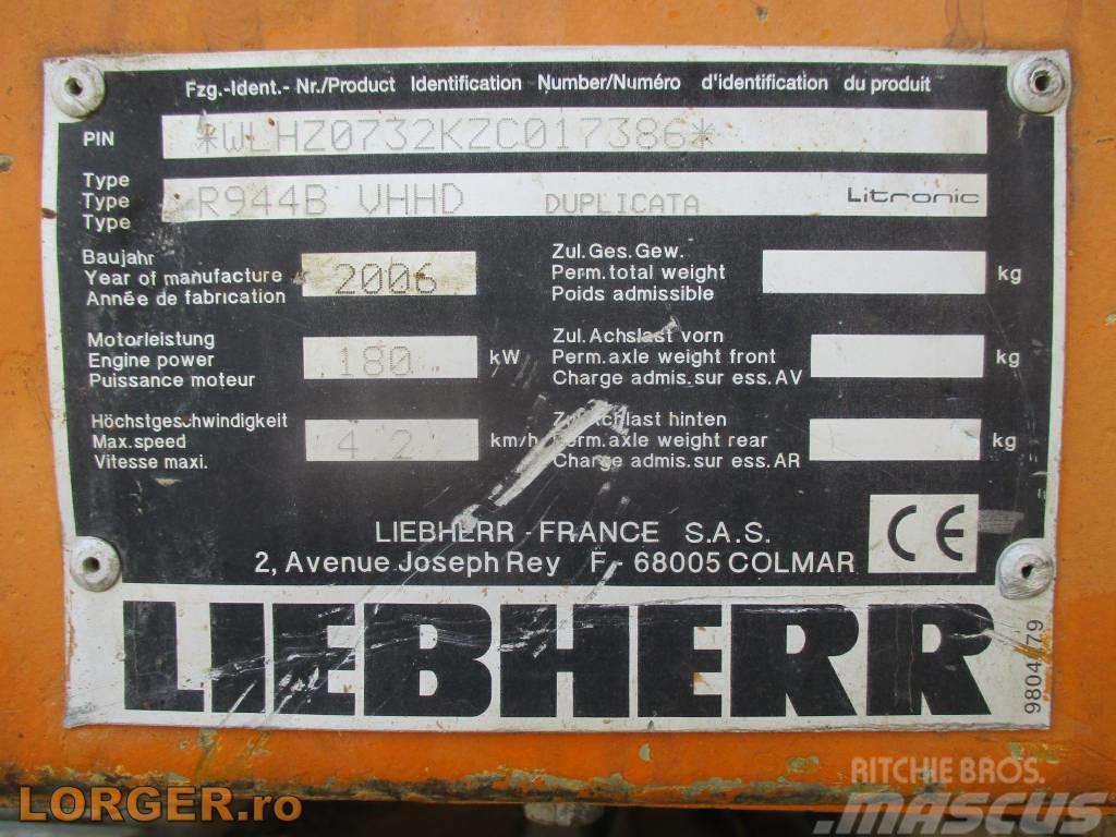 Liebherr R 944B VHHD Demoliční rýpadla