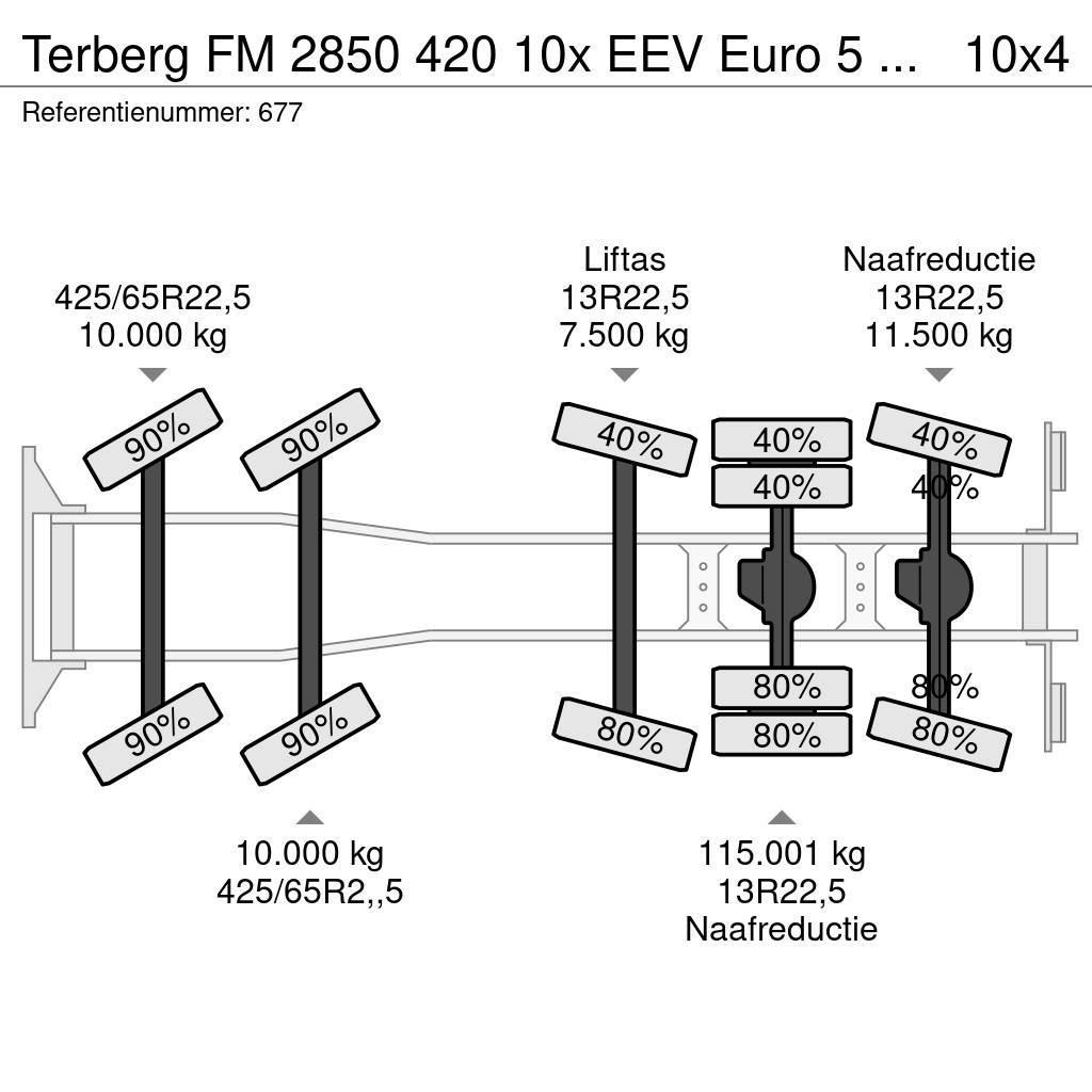 Terberg FM 2850 420 10x EEV Euro 5 Liebherr 15 Kub Mixer N Domíchávače betonu