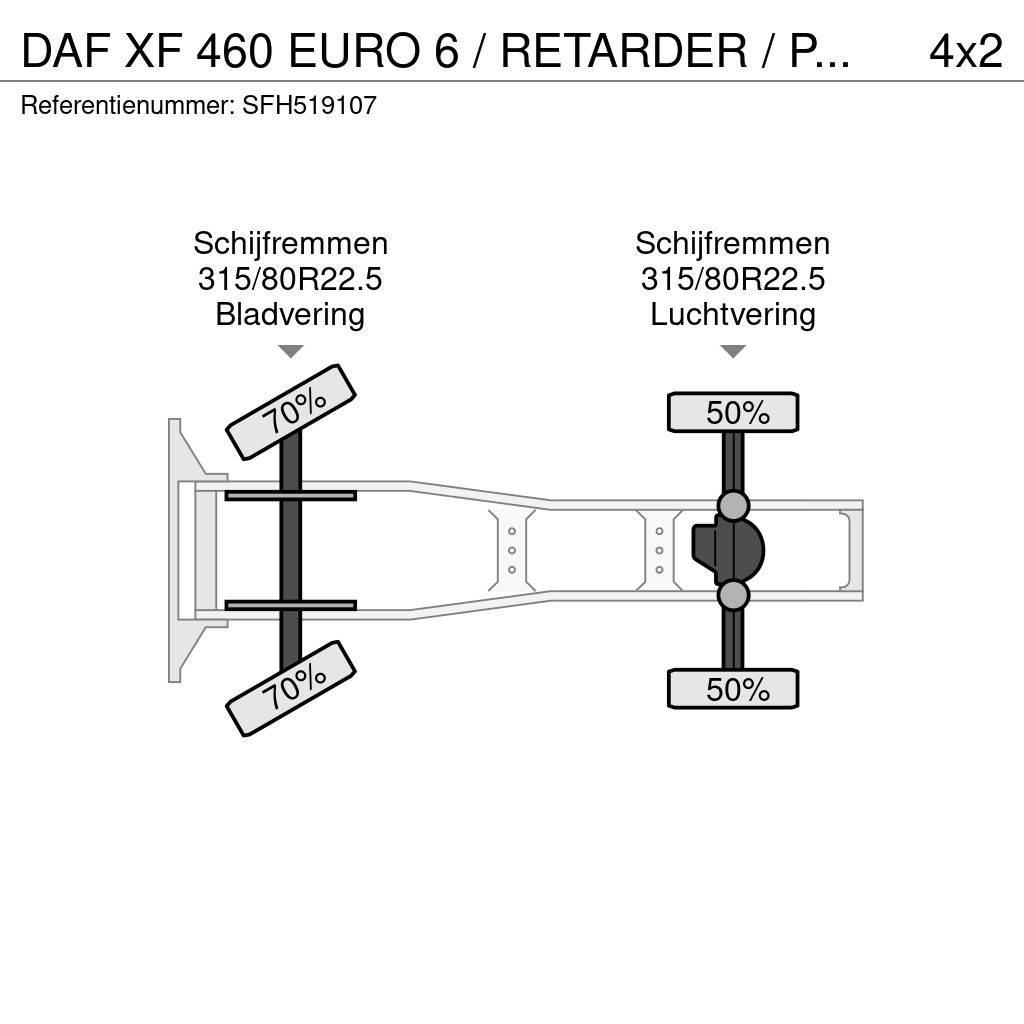 DAF XF 460 EURO 6 / RETARDER / PTO / AIRCO Tahače