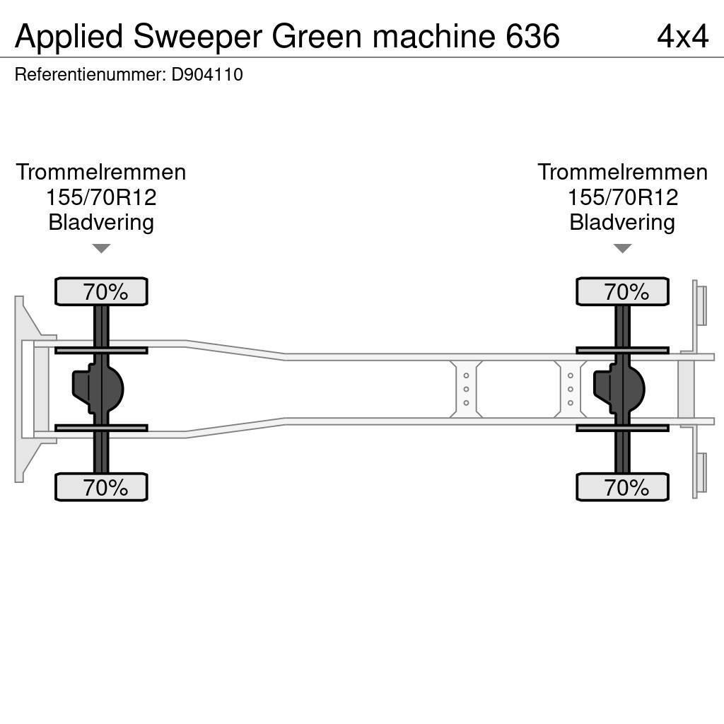 Applied sweeper Green machine 636 Kombinované/Čerpací cisterny