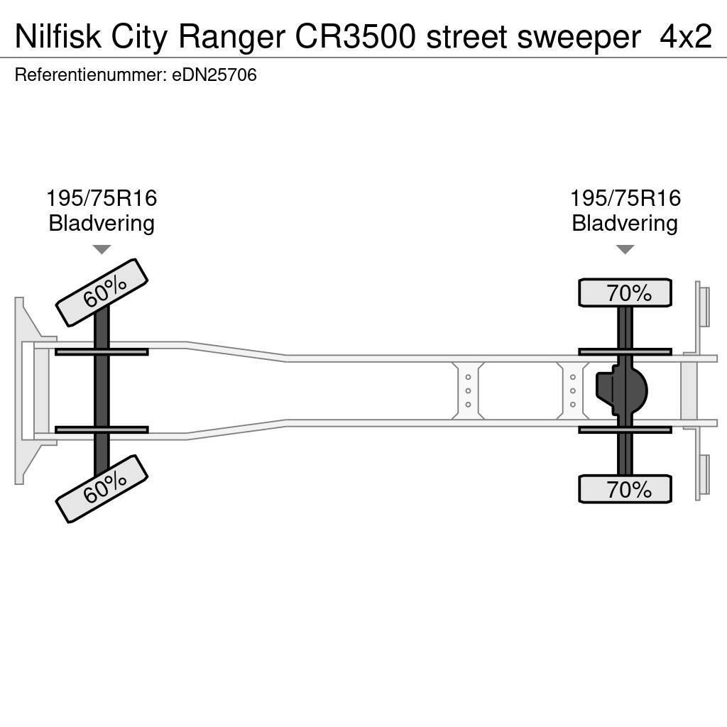 Nilfisk City Ranger CR3500 street sweeper Kombinované/Čerpací cisterny