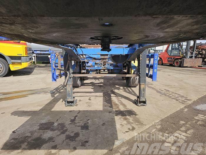 Renders 2 axle | 20 ft| steel suspension | Bpw drum. Kontejnerové návěsy