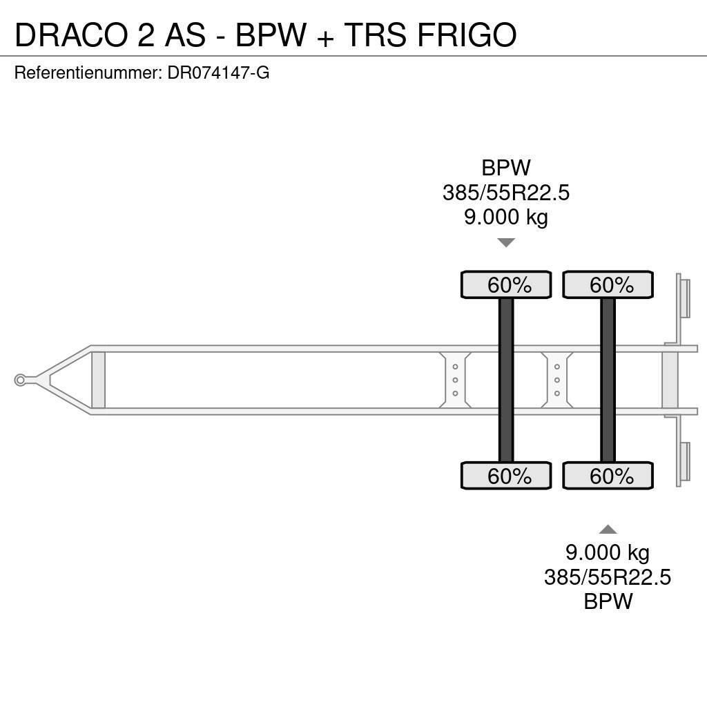 Draco 2 AS - BPW + TRS FRIGO Chladírenské přívěsy