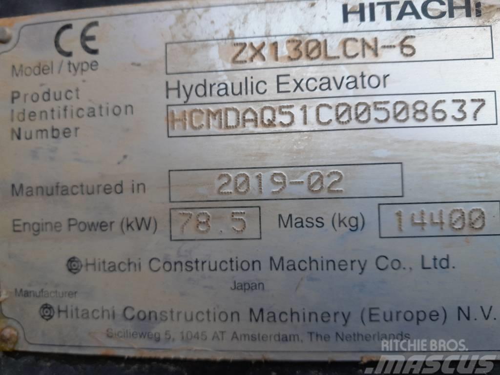 Hitachi ZX 130-6 Pásová rýpadla