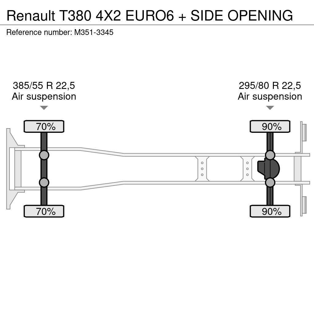 Renault T380 4X2 EURO6 + SIDE OPENING Skříňová nástavba