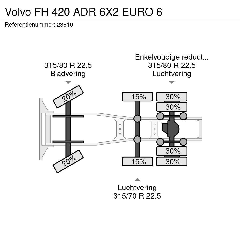 Volvo FH 420 ADR 6X2 EURO 6 Tahače