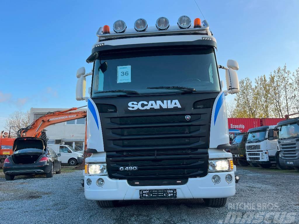 Scania R490LB6X2*4HNB, Euro6, Retarder, Lenkt+Lift Achse Návěsové nástavby