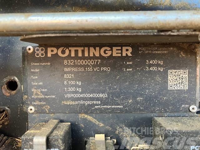 Pöttinger Impress 155 VC PRO Lis na válcové balíky