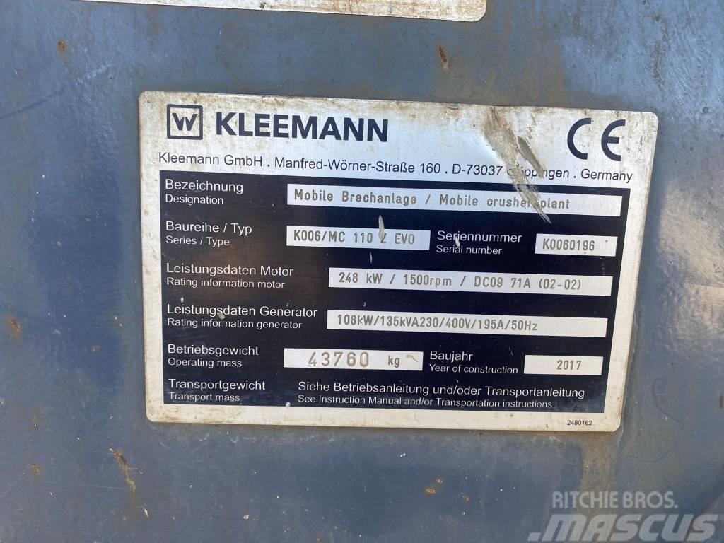 Kleemann MC 110 Z Evo Mobilní drtiče