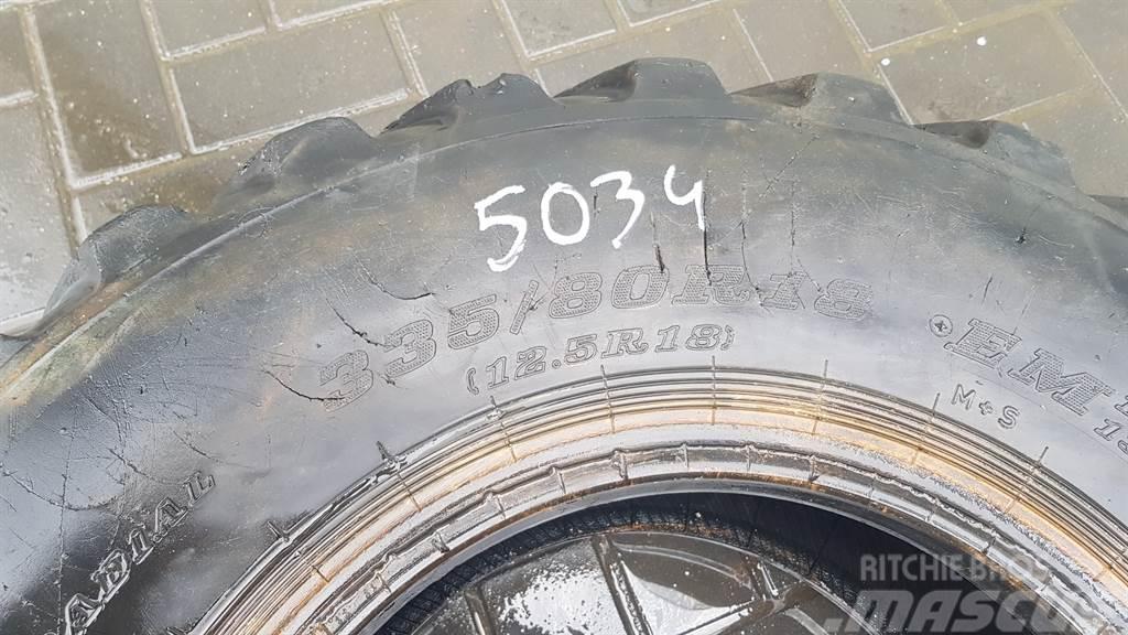 Dunlop SP T9 335/80-R18 EM (12.5R18) - Tyre/Reifen/Band Pneumatiky, kola a ráfky