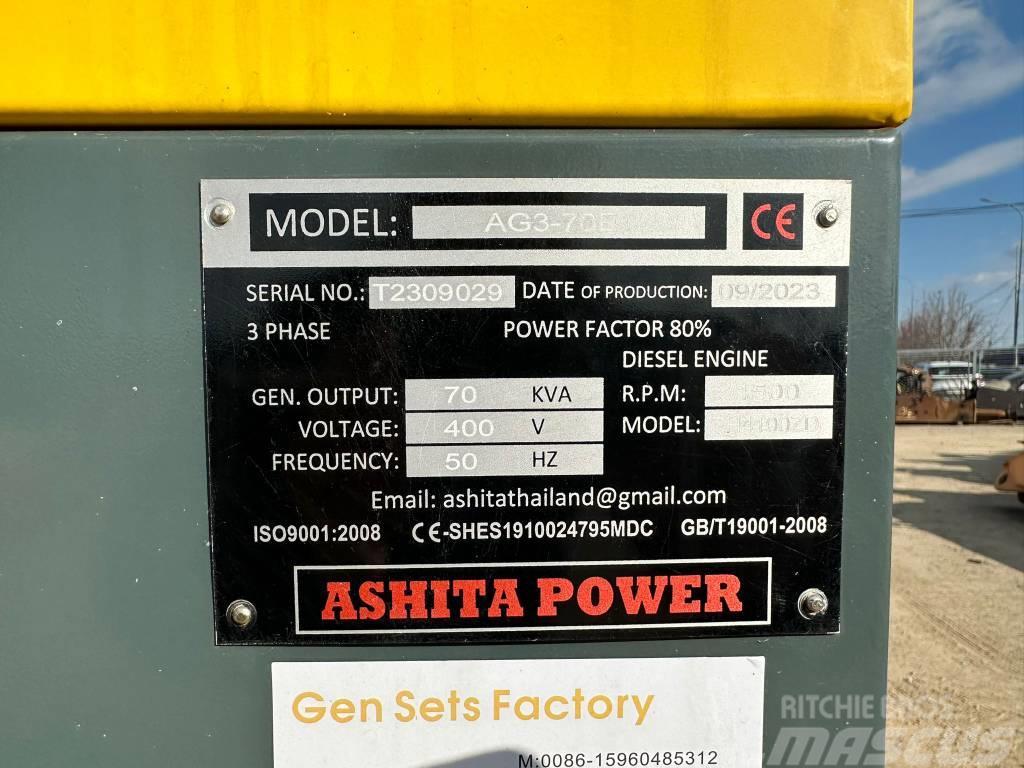 Ashita AG3-70E Naftové generátory