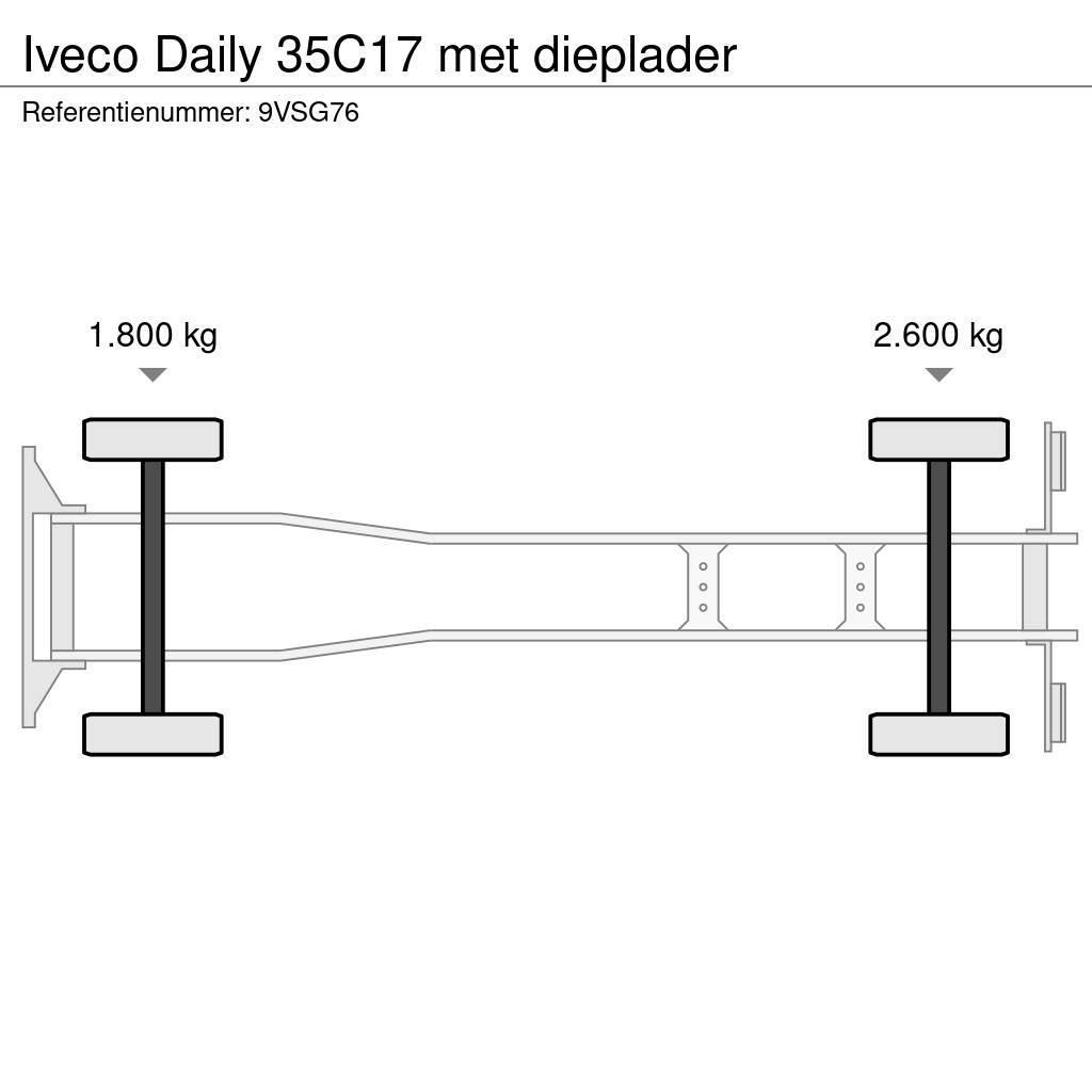 Iveco Daily 35C17 met dieplader Nákladní vozy na přepravu automobilů
