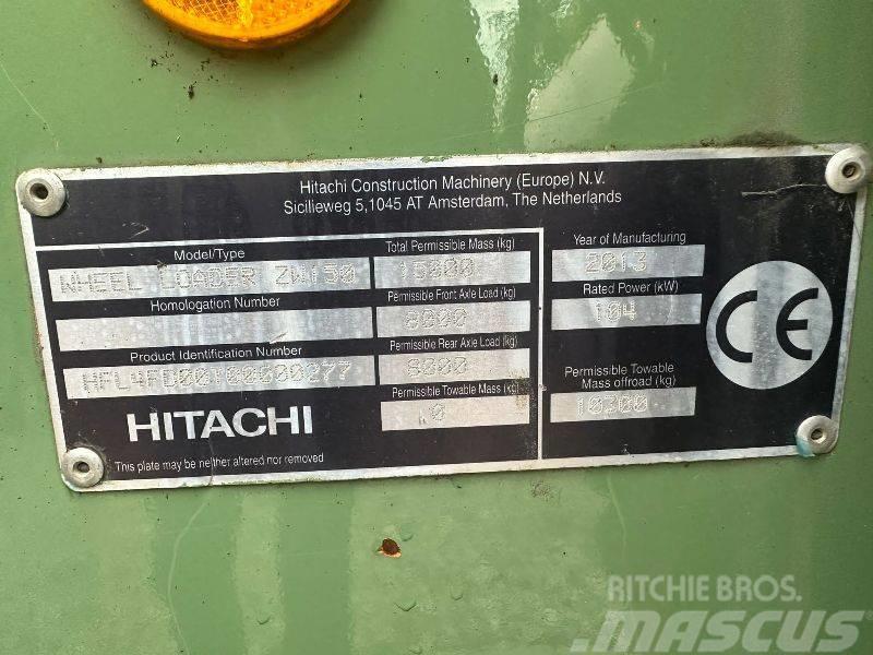 Hitachi ZW 150 Kolové nakladače
