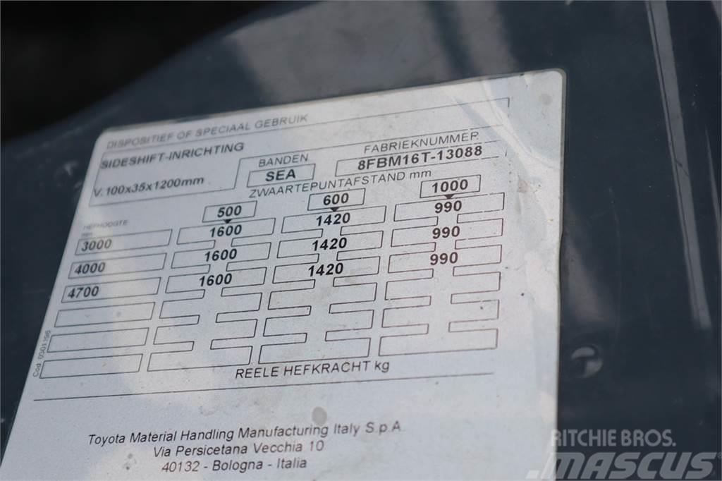 Toyota 8FBM16T  Valid inspection, *Guarantee! Electric, 5 Dieselové vozíky