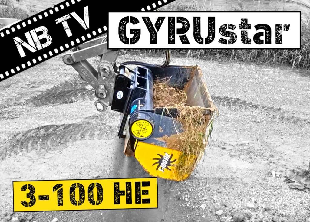Gyru-Star 3-100HE (opt. Lehnhoff MS03, Verachtert) Prosévací lopaty