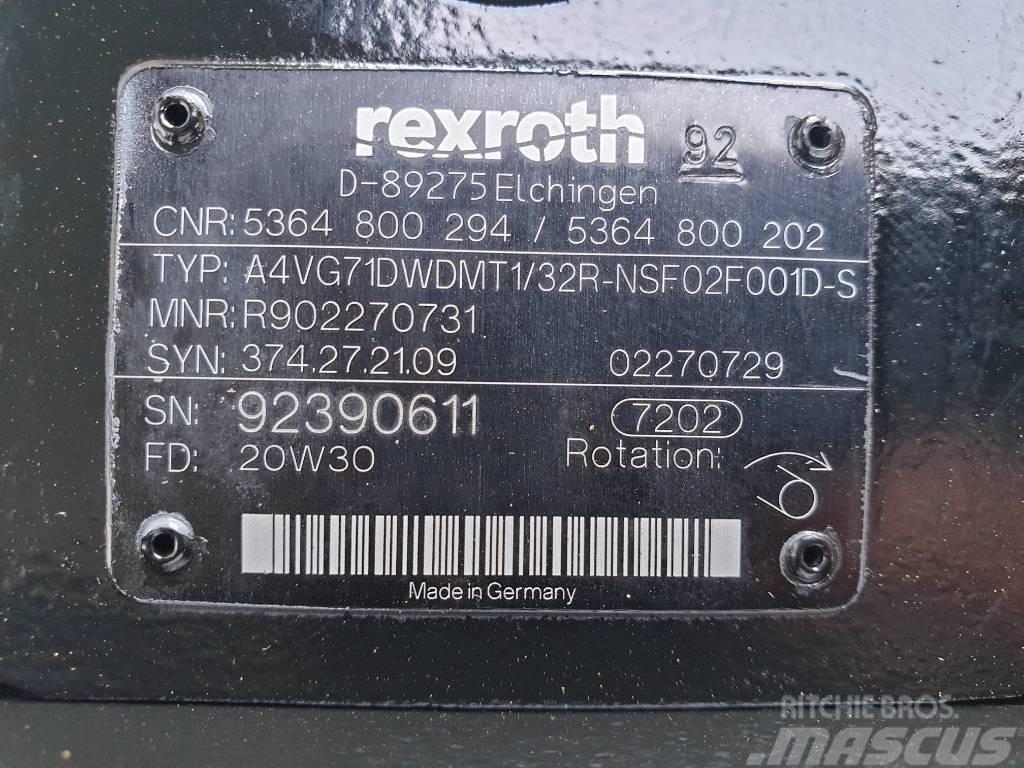 Rexroth Fuchs MHL360E Variable displ. pump 5364800202 Hydraulika