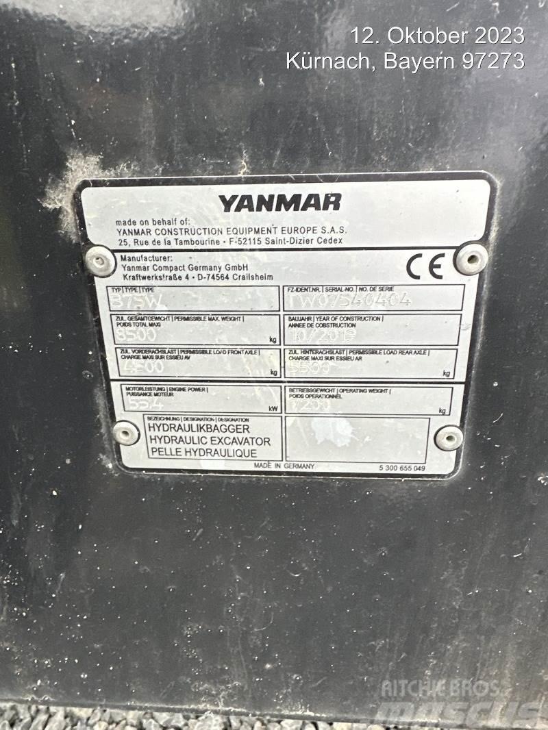 Yanmar B75W Kolová rýpadla