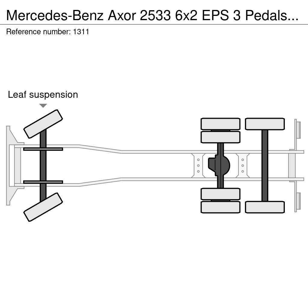 Mercedes-Benz Axor 2533 6x2 EPS 3 Pedals Chassis Cab Good Condit Nákladní vozidlo bez nástavby