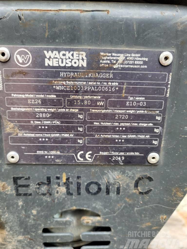 Wacker Neuson EZ 26 Mini rýpadla < 7t