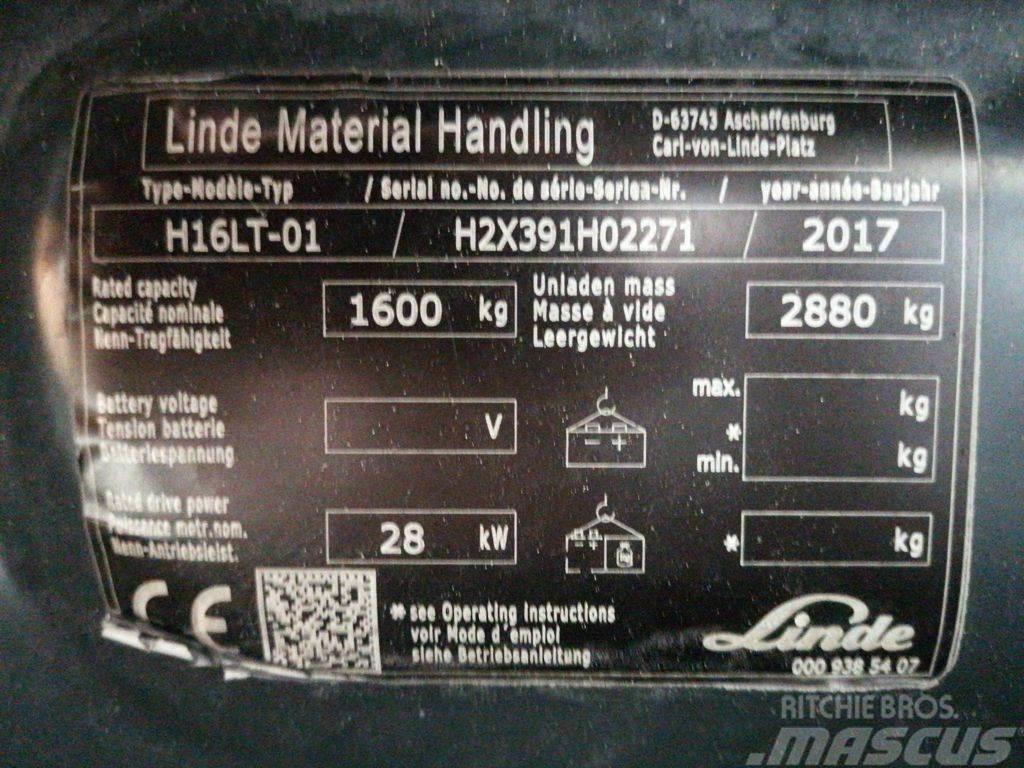 Linde H16LT-01 LPG vozíky