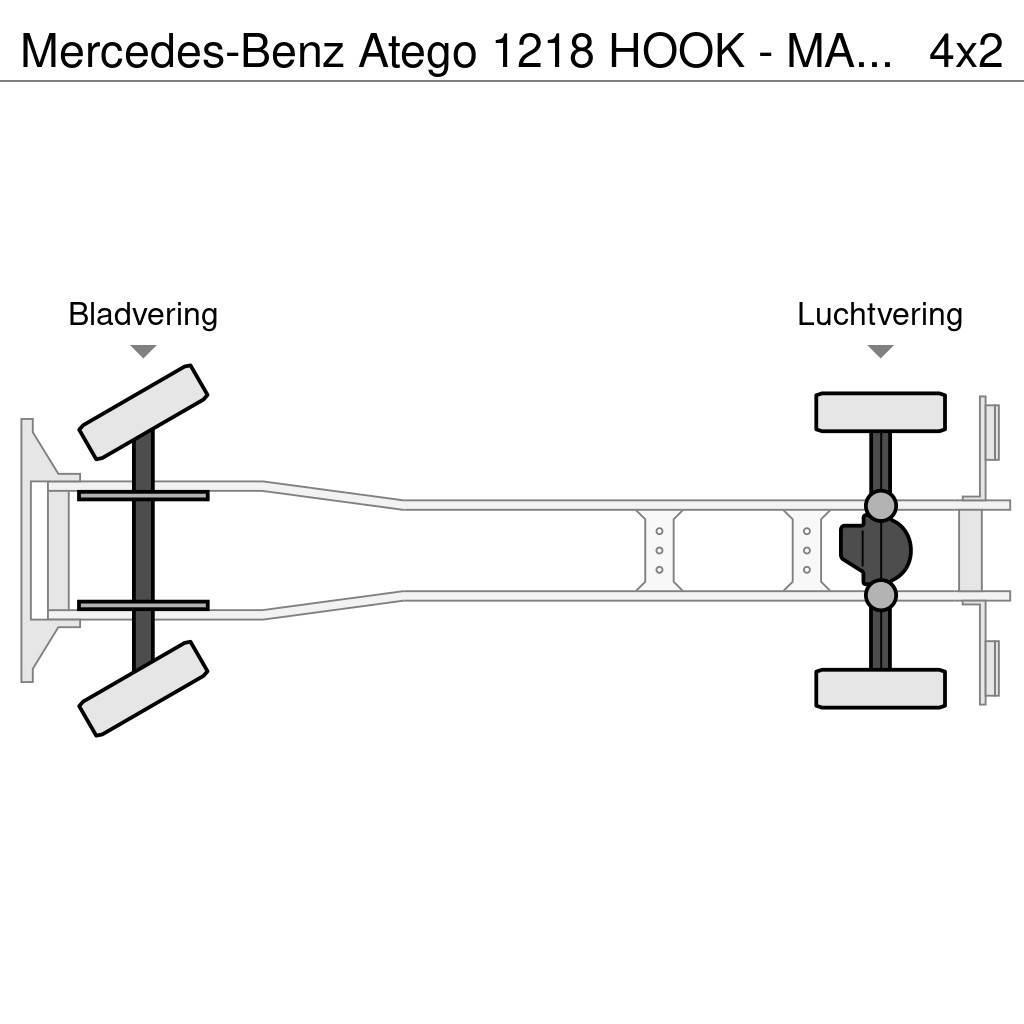 Mercedes-Benz Atego 1218 HOOK - MATERIAL COFFER Hákový nosič kontejnerů