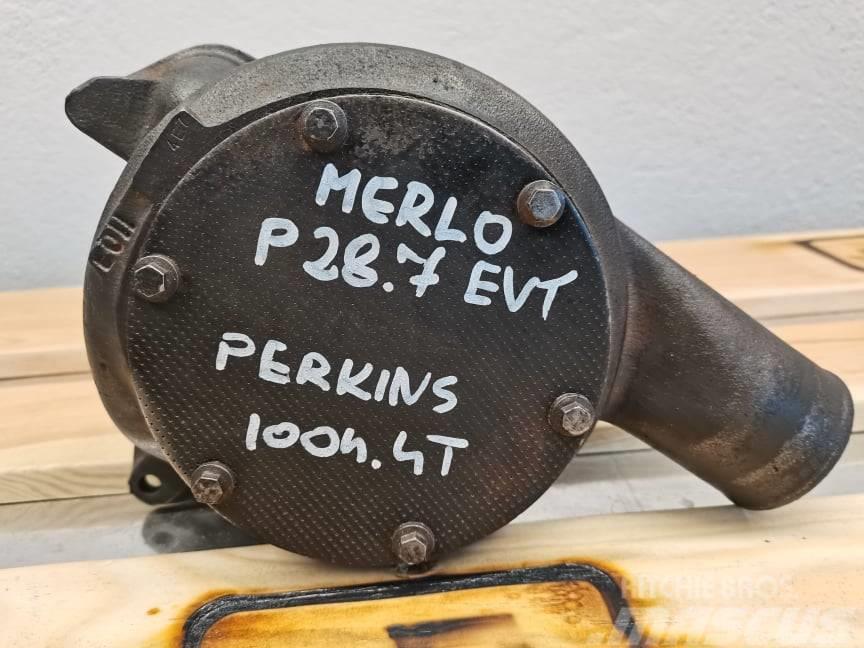 Merlo P 28.7 EVT {Perkins 1004-4T} cooler pump Radiátory