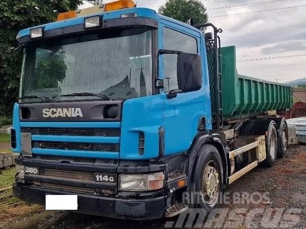 Scania G114 R380 +Combi-Lift Hákový nosič kontejnerů