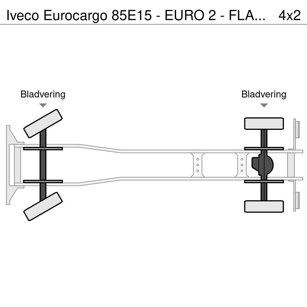 Iveco Eurocargo 85E15 - EURO 2 - FLATBED Valníky/Sklápěcí bočnice