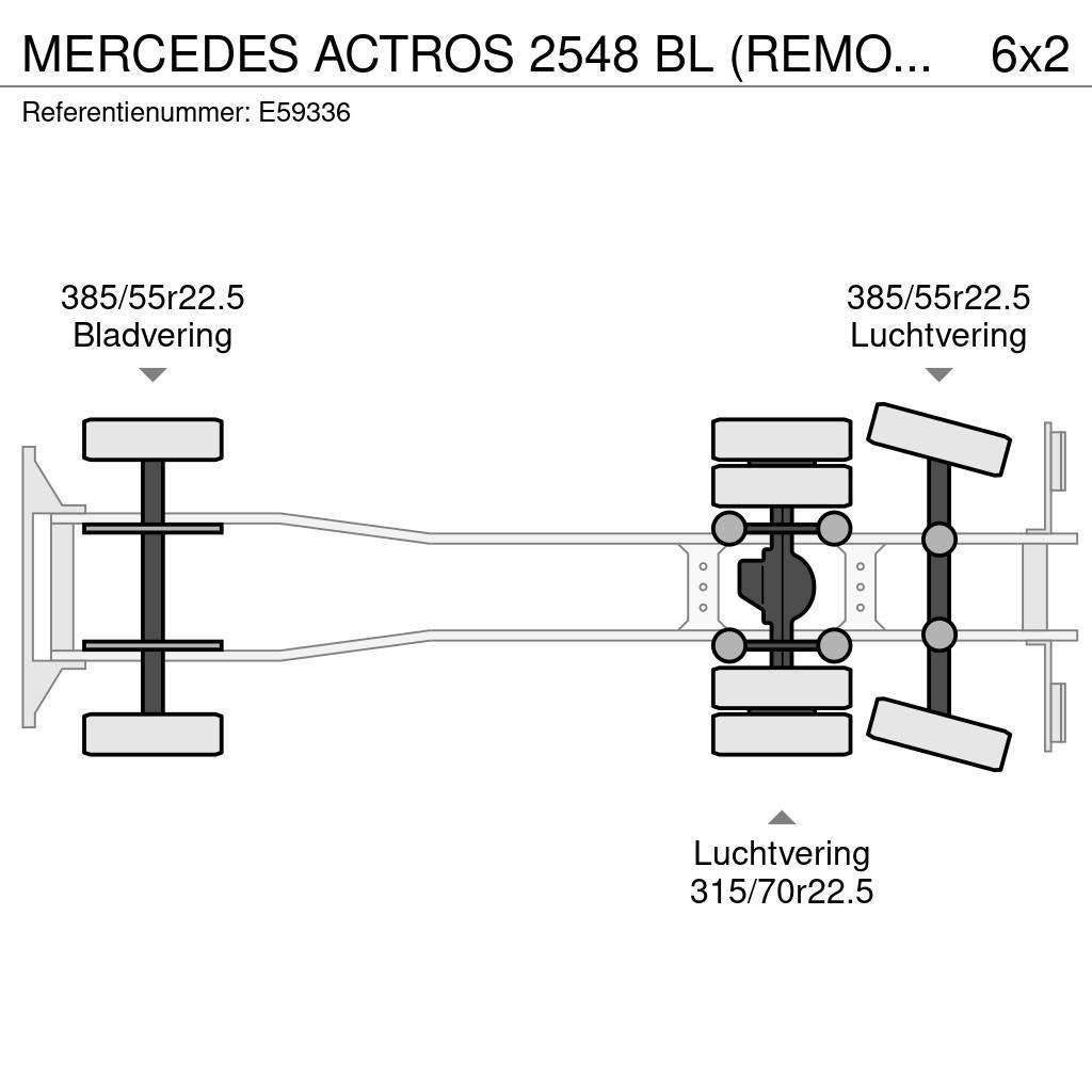 Mercedes-Benz ACTROS 2548 BL (REMORQUE:+6.000€) Zaplachtované vozy