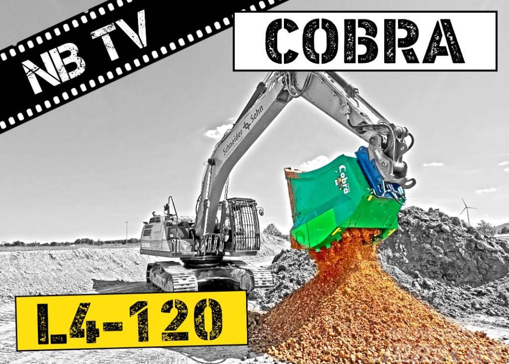 Cobra Siebschaufel L4-120 | Schaufelseparator Bagger Prosévací lopaty