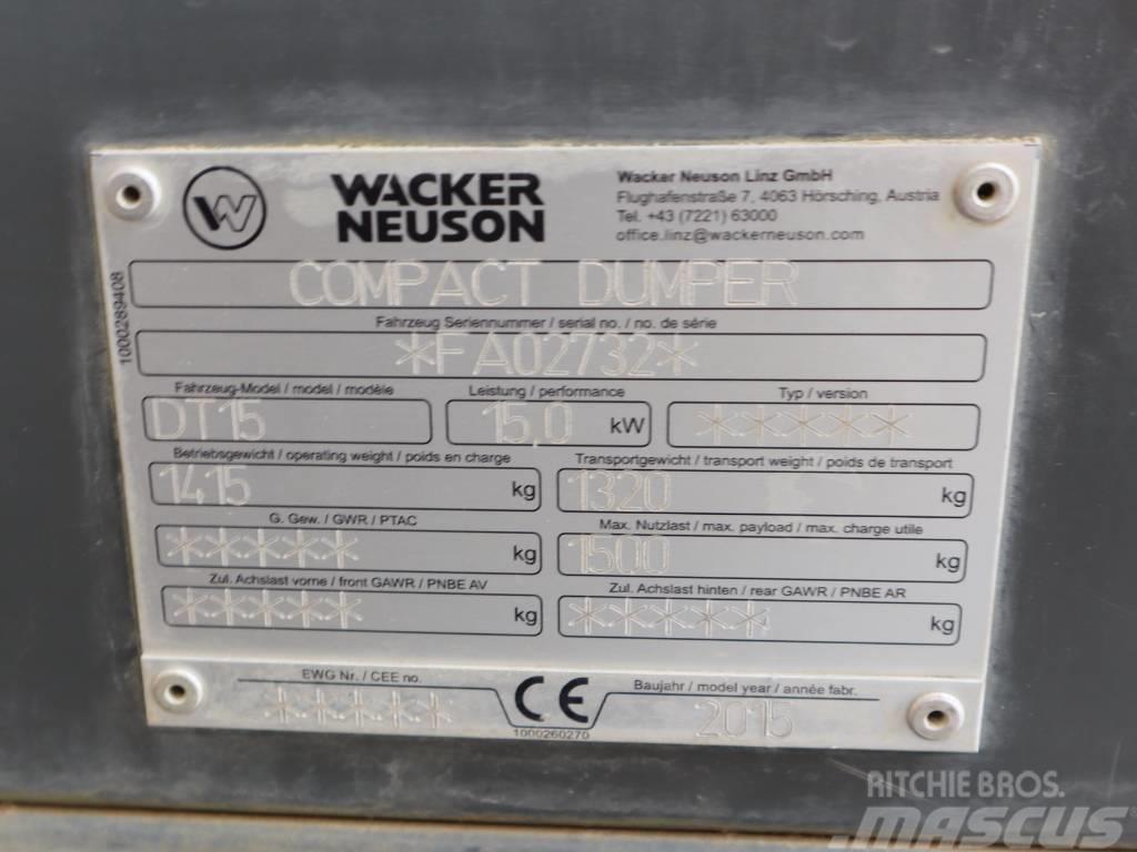 Wacker Neuson DT 15 Pásové dempry